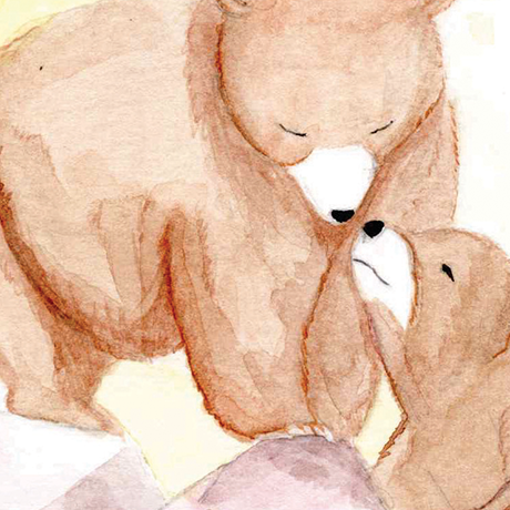 Bear Cub Watercolour